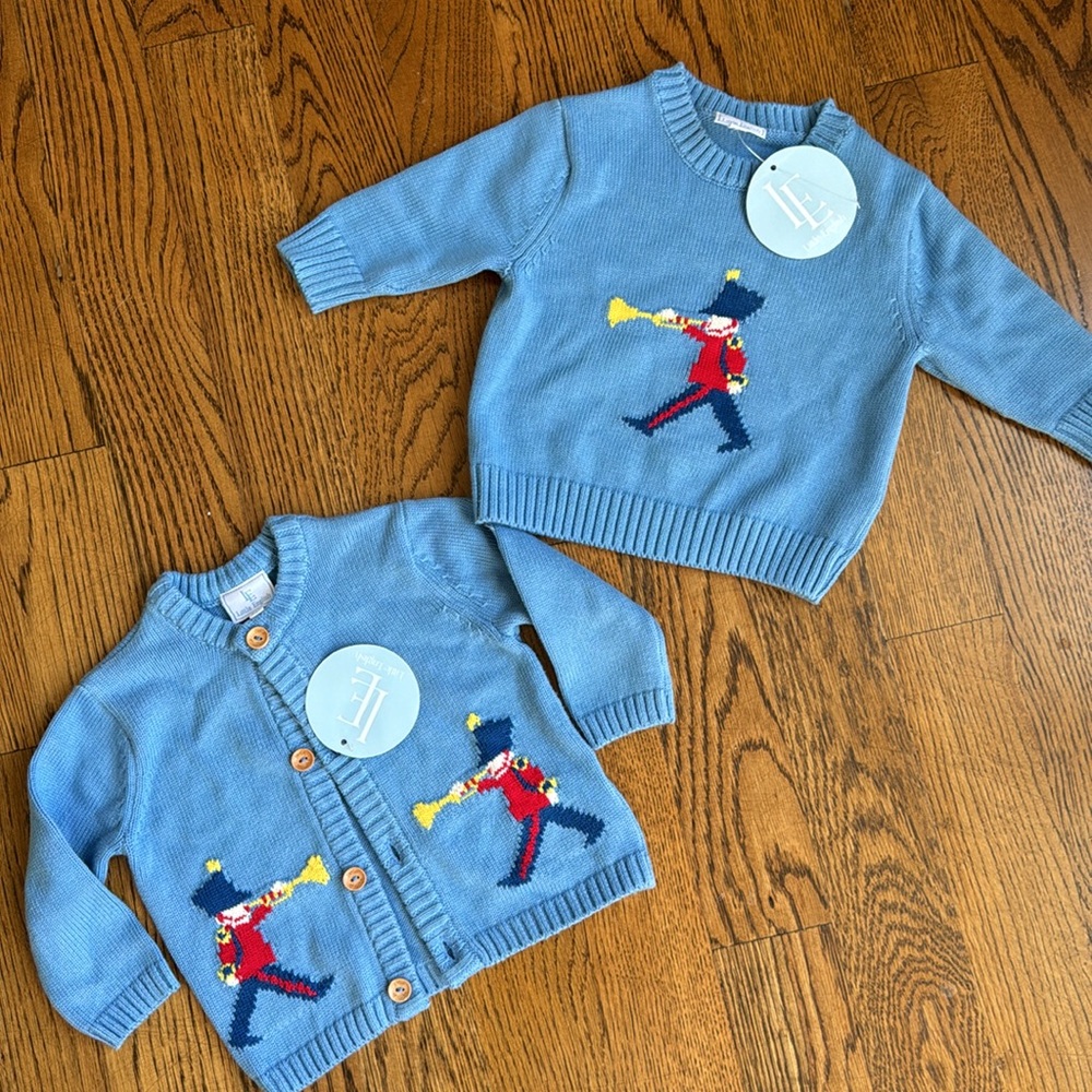 Little English Marching Soldier Cardigan sweater🇬🇧❤️ 18-24 months